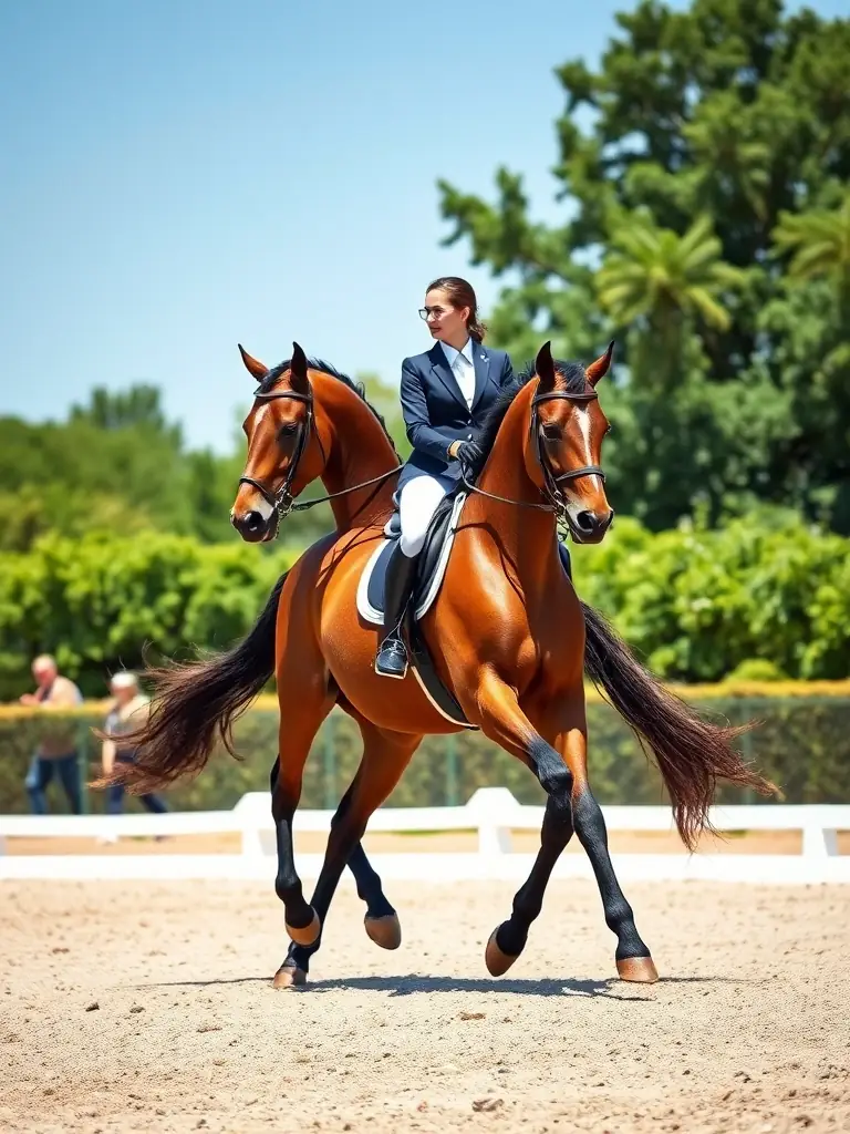 A group of riders participating in a dressage clinic at LES AMIS CAVALIERS DES SABLONS, focusing on precision and harmony with their horses.